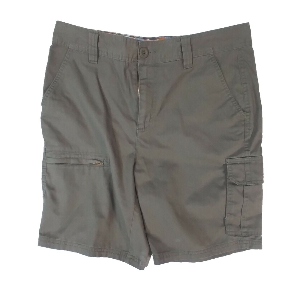 Red Head cargo hiking shorts men's 32 x 8 dark green lightweight outdoor